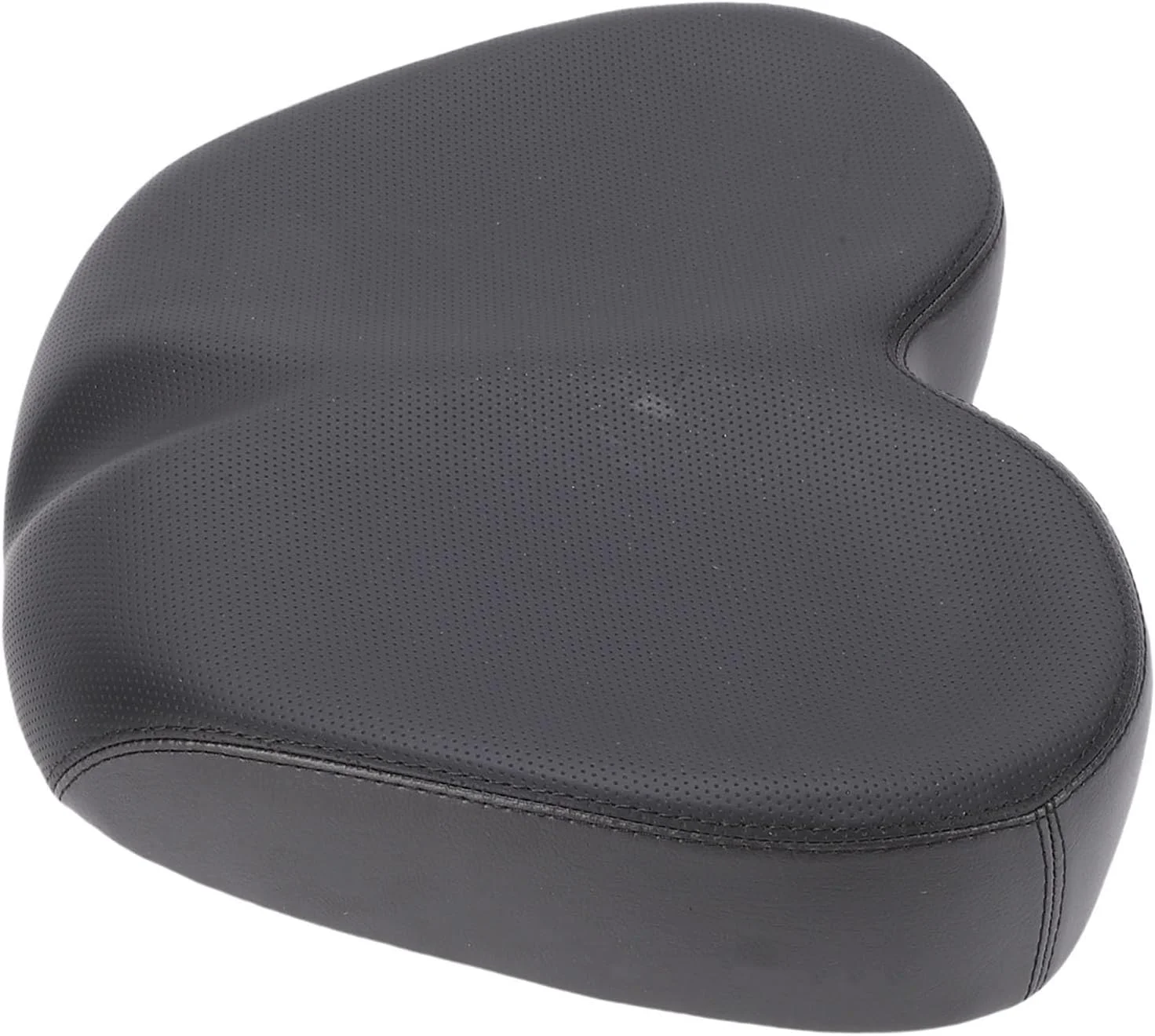 زین دوچرخه بدون دماغه Sorandy، زین پهن چرمی PU با فوم اسفنجی الاستیک بالا برای سواری راحت آقایان و بانوان