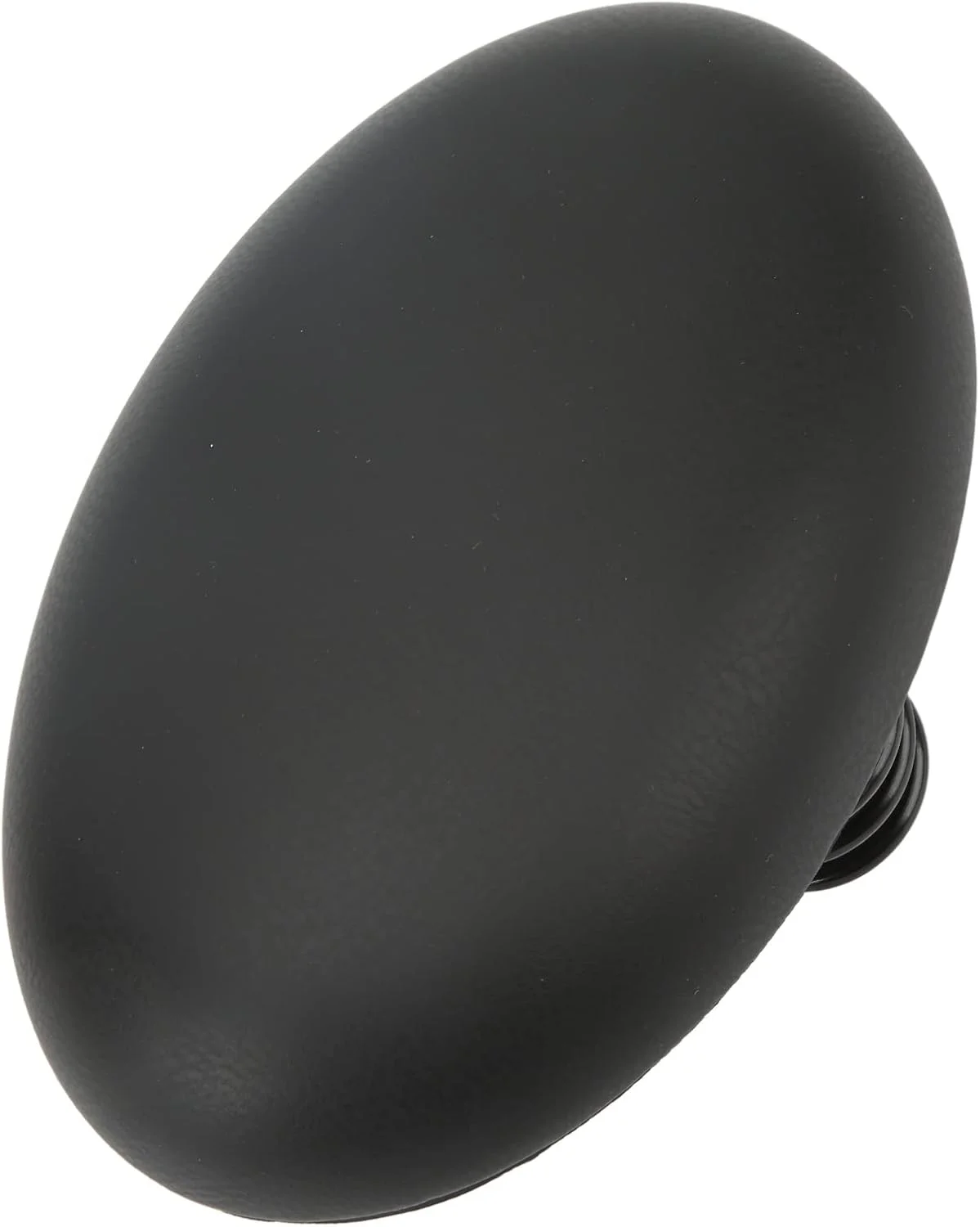 زین دوچرخه بدون دماغه سوراندی، راحت، الاستیک، جاذب ضربه، مناسب برای دوچرخه کوهستان و جاده، چرم PVC با روکش آهن مشکی - مناسب برای تاشو