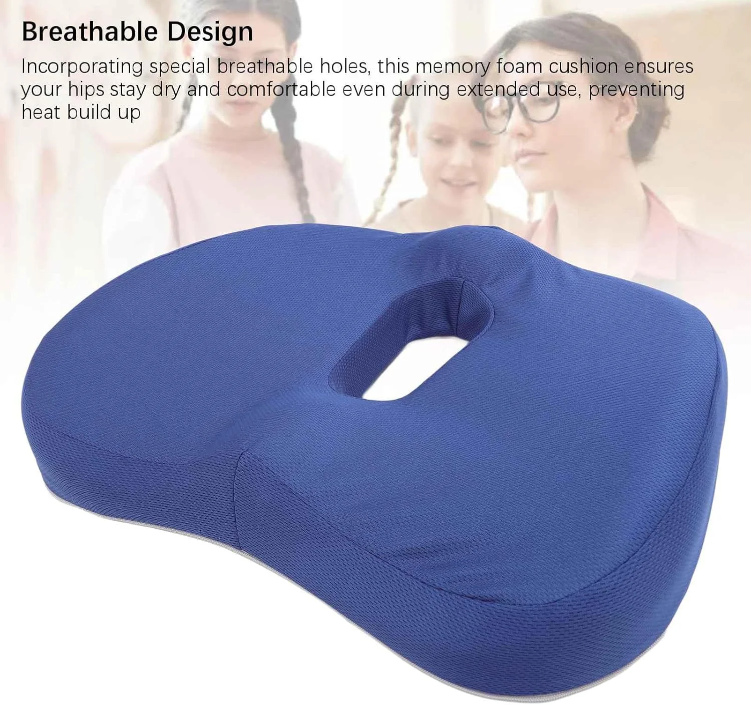 بالشتک صندلی پارچه ای تنفسی سوراندی، ابعاد 40x30x7 سانتی متر، زیره ضد لغزش، ساختار توخالی، فوم حافظه دار با روکش جداشدنی و طراحی ارگونومیک، مناسب برای منزل، مسافرت و اداره بالشتک صندلی پارچه ای تنفسی سوراندی، ابعاد 40x30x7 سانتی متر، زیره ضد لغزش، ساختار توخالی، فوم حافظه دار با روکش جداشدنی و طراحی ارگونومیک، مناسب برای منزل، مسافرت و اداره