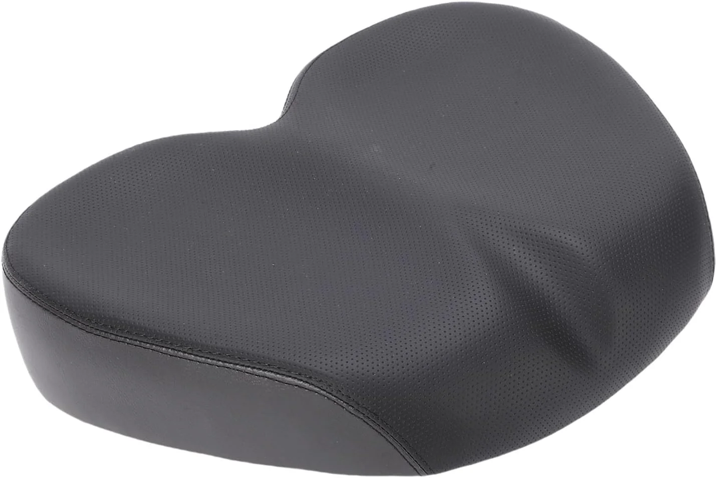 زین دوچرخه بدون دماغه Sorandy، زین پهن چرمی PU با فوم اسفنجی الاستیک بالا برای سواری راحت آقایان و بانوان