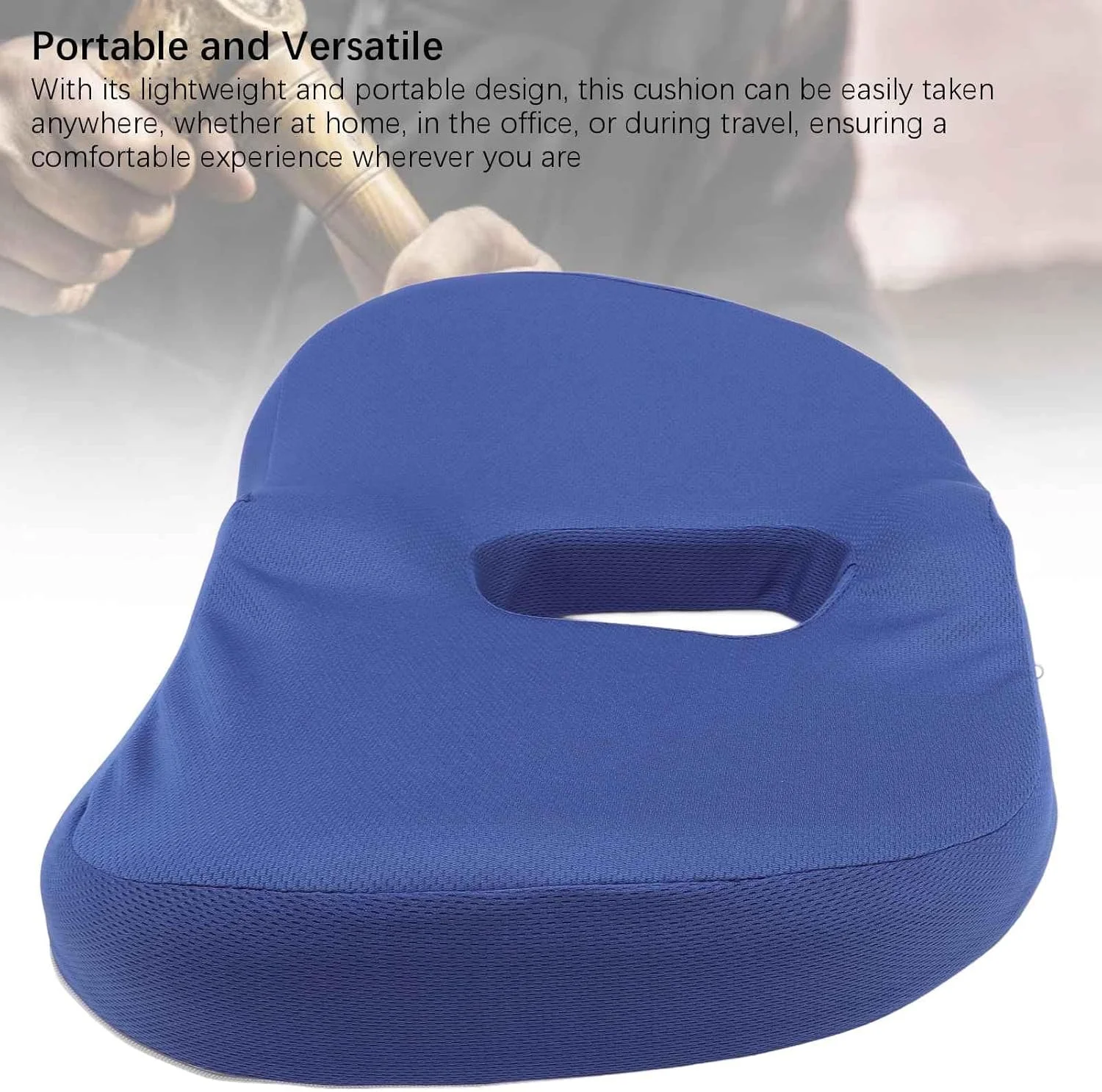 بالشتک صندلی پارچه ای تنفسی سوراندی، ابعاد 40x30x7 سانتی متر، زیره ضد لغزش، ساختار توخالی، فوم حافظه دار با روکش جداشدنی و طراحی ارگونومیک، مناسب برای منزل، مسافرت و اداره بالشتک صندلی پارچه ای تنفسی سوراندی، ابعاد 40x30x7 سانتی متر، زیره ضد لغزش، ساختار توخالی، فوم حافظه دار با روکش جداشدنی و طراحی ارگونومیک، مناسب برای منزل، مسافرت و اداره