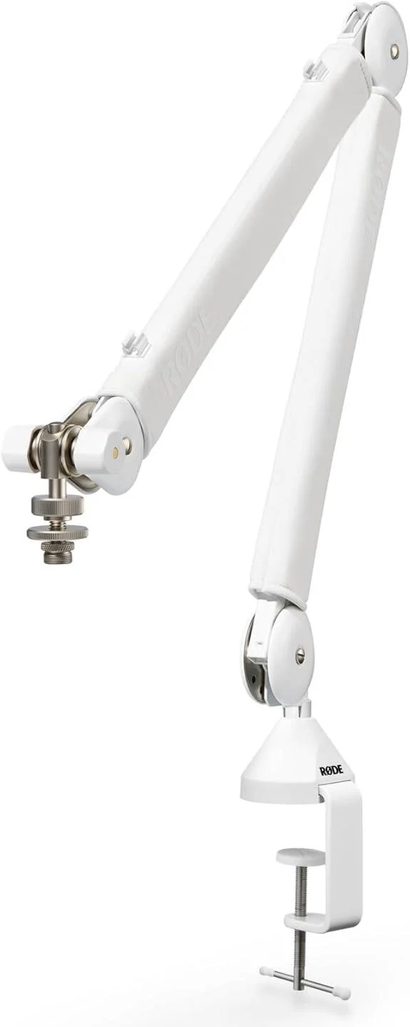 بازوی استودیویی حرفه ای RODE PSA1+ با فنربندی و مدیریت کابل (سفید)