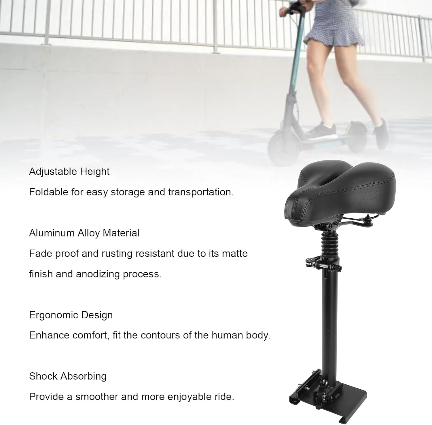 صندلی تاشو Jiawu با آلیاژ آلومینیوم و طراحی ارگونومیک