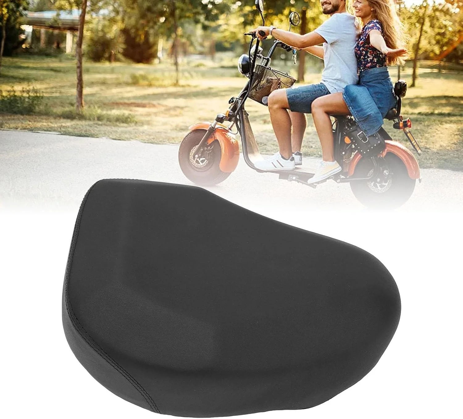 بالشتک ضخیم دوچرخه برقی جیاوو، زین راحت و ضد ضربه برای انواع اسکوترهای برقی، مقاوم در برابر آب بالشتک ضخیم دوچرخه برقی جیاوو، زین راحت و ضد ضربه برای انواع اسکوترهای برقی، مقاوم در برابر آب