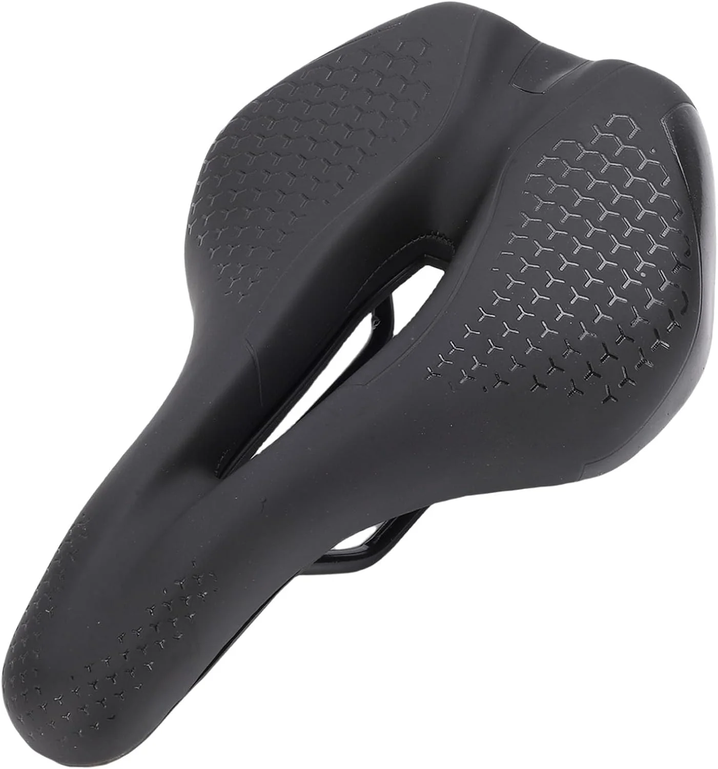 بالشتک زین دوچرخه چرمی PU Jiawu، راحت، ضد لغزش و جاذب ضربه، برای دوچرخه‌های کوهستانی و جاده‌ای