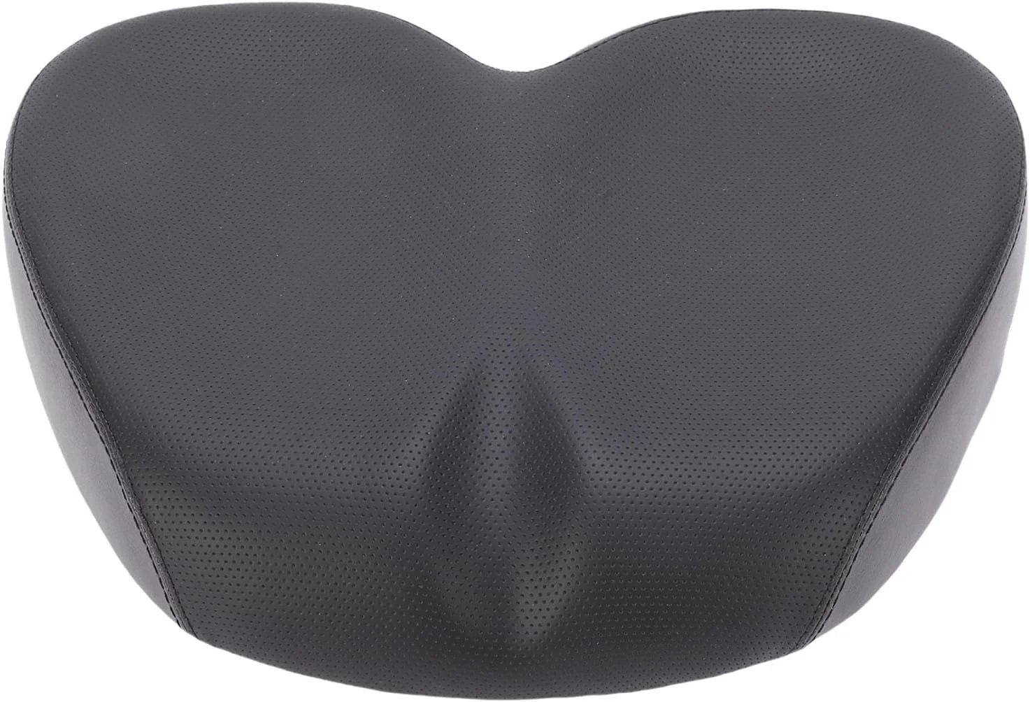 کوسن پهن و راحت Jiawu، زین چرمی PU ضد ضربه برای دوچرخه های تاشو، مشکی