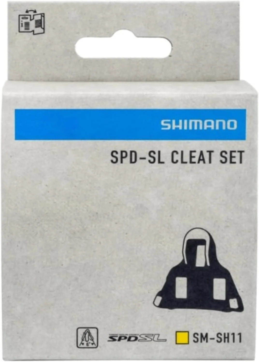 صفحه پدال دوچرخه SHIMANO SM-SH11 SPD (زرد/مشکی)