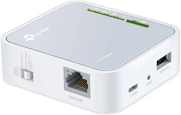 روتر مسافرتی بیسیم TP-Link AC750، اتصال دو بانده، فرکانس 2.4 گیگاهرتز و 5 گیگاهرتز، سرعت وایفای تا 433 مگابیت بر ثانیه، 2 عدد آنتن ثابت، 1 عدد پورت WAN/LAN 10/100 مگابیت بر ثانیه، سفید | TL-WR902AC روتر مسافرتی بیسیم TP-Link AC750، اتصال دو بانده، فرکانس 2.4 گیگاهرتز و 5 گیگاهرتز، سرعت وایفای تا 433 مگابیت بر ثانیه، 2 عدد آنتن ثابت، 1 عدد پورت WAN/LAN 10/100 مگابیت بر ثانیه، سفید | TL-WR902AC