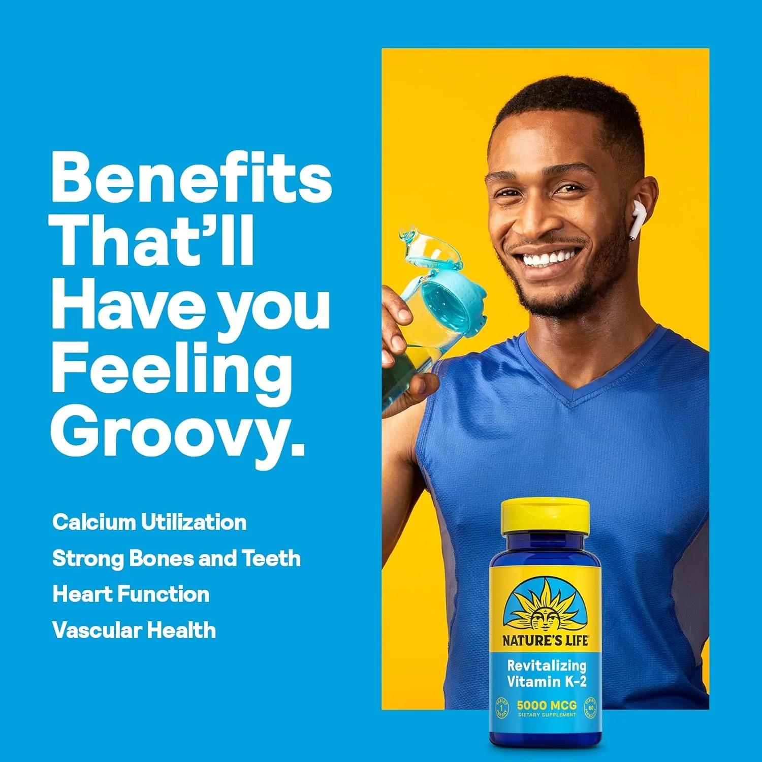 ویتامین K2 نیچرز لایف 60 عددی (5000 میکروگرم) ویتامین K2 نیچرز لایف 60 عددی (5000 میکروگرم)