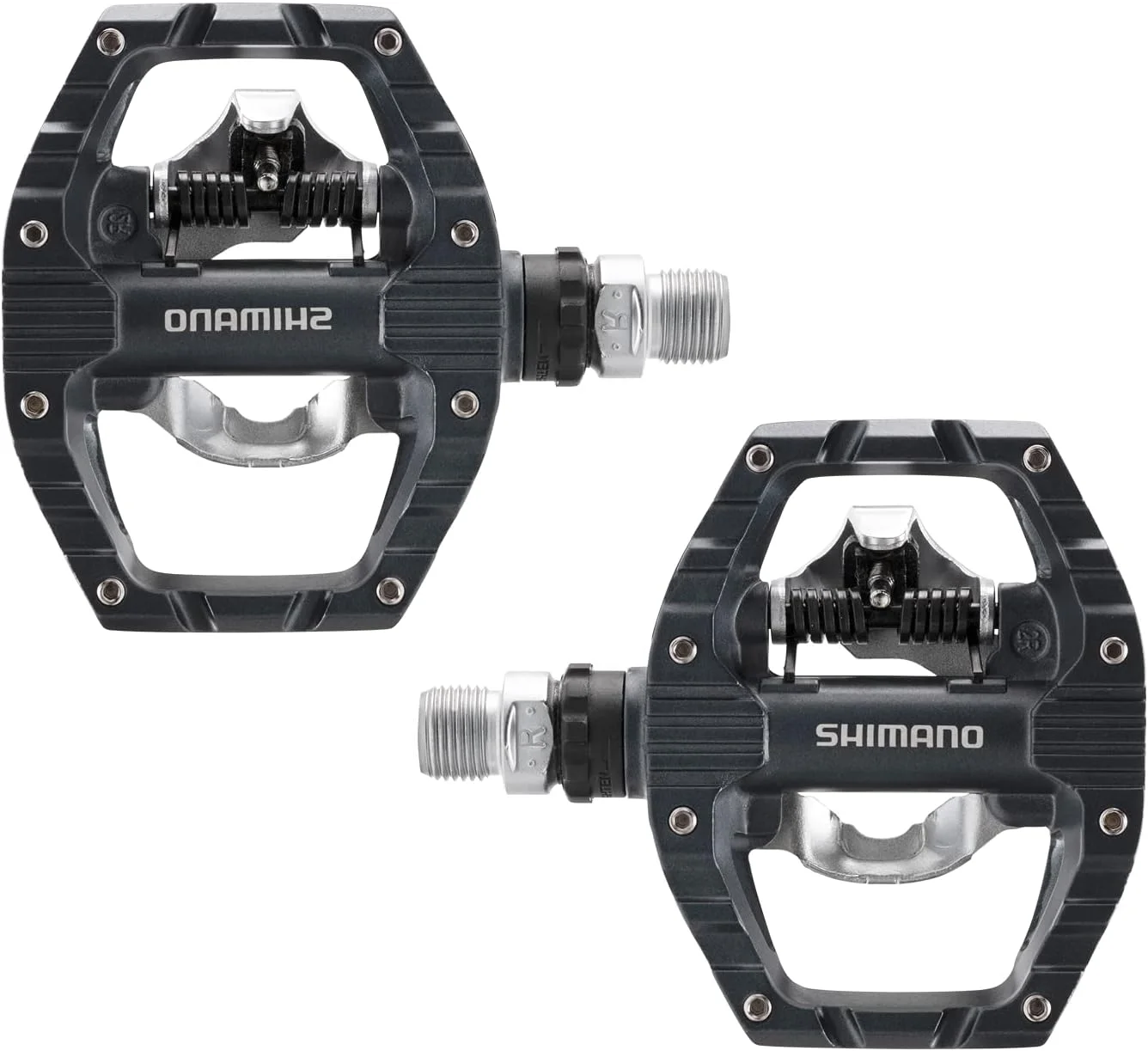 پدال دوچرخه SHIMANO PD-EH500، پدال های SPD، به همراه مجموعه قفل پدال، پلتفرم دو طرفه پدال دوچرخه SHIMANO PD-EH500، پدال های SPD، به همراه مجموعه قفل پدال، پلتفرم دو طرفه