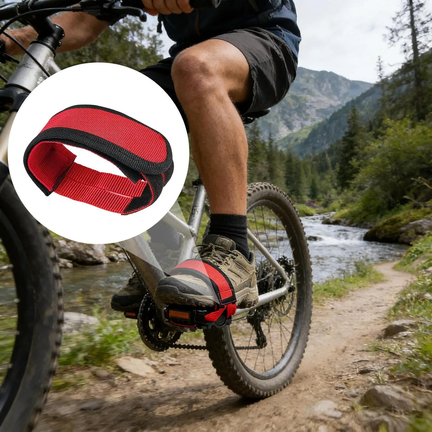 بند رکاب پدال | کمربند ضد لغزش قابل تنظیم، گیره پدال چسبی | برای بزرگسالان، مردان، زنان، دوچرخه تاشو، جاده، کوهستان، ورزش های فضای باز، باشگاه، سفرهای طولانی و استفاده خانگی بند رکاب پدال | کمربند ضد لغزش قابل تنظیم، گیره پدال چسبی | برای بزرگسالان، مردان، زنان، دوچرخه تاشو، جاده، کوهستان، ورزش های فضای باز، باشگاه، سفرهای طولانی و استفاده خانگی