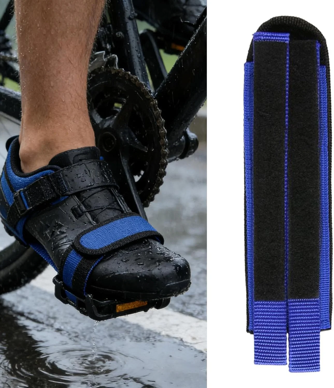 بند رکاب پدال، کمربند نایلونی قابل تنظیم، نوار بند رکاب پدال - برای زنان، بزرگسالان، مردان، کوهستان، جاده، تاشو، سواری در فضای باز، تمرینات ورزشی، خانه، سفرهای طولانی