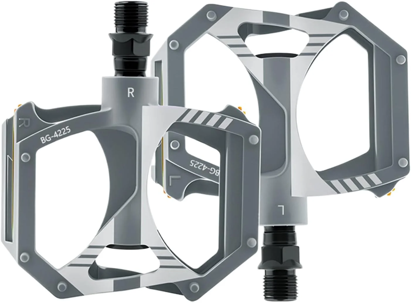 پدال دوچرخه | قطعات سبک و ضد لغزش | پدال های دوچرخه سواری با 2 بلبرینگ مهر و موم شده | برای تمرین دوچرخه سواری کوهستانی و جاده ای، رفت و آمد، تناسب اندام و مسافرت