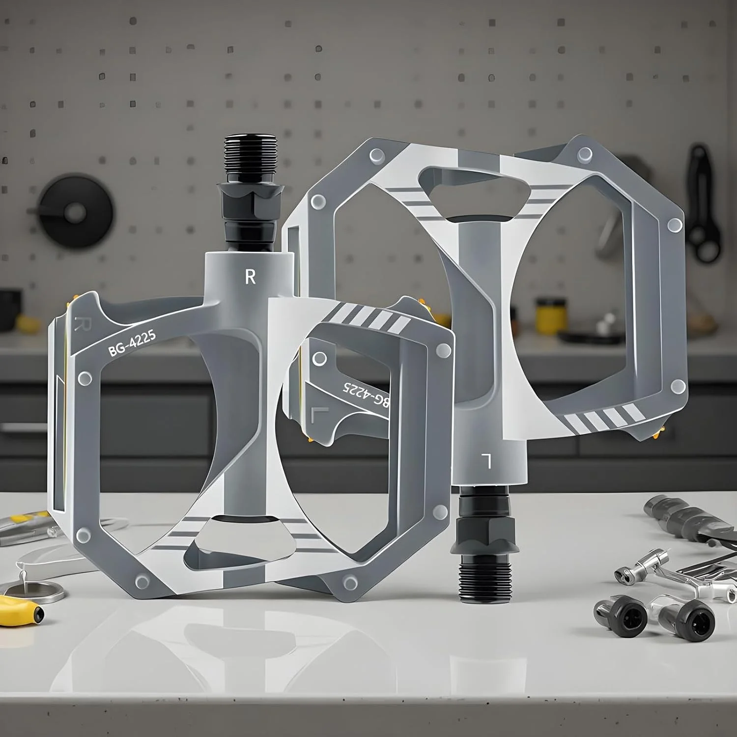 پدال دوچرخه کوهستان | قطعه جایگزین ضد لغزش، پدال های دوچرخه سواری با 2 بلبرینگ مهر و موم شده، برای بزرگسالان، دوچرخه سواری جاده ای، تمرین، رفت و آمد، تناسب اندام، و مسافرت پدال دوچرخه کوهستان | قطعه جایگزین ضد لغزش، پدال های دوچرخه سواری با 2 بلبرینگ مهر و موم شده، برای بزرگسالان، دوچرخه سواری جاده ای، تمرین، رفت و آمد، تناسب اندام، و مسافرت