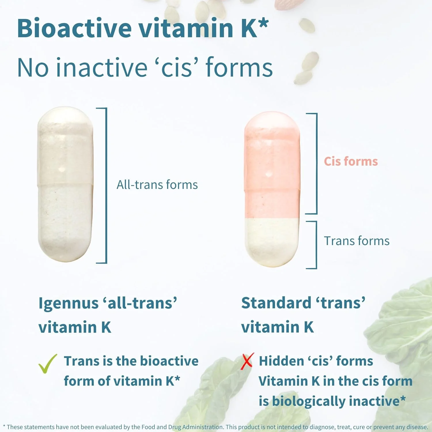مجموعه ویتامین K سه گانه Igennus Healthcare Nutrition، ۹۰ کپسول، ۲۷۰۰ میکروگرم، K1 و K2 (MK-4، MK-7) با قدرت بالا، گیاهی، پشتیبانی از سلامت استخوان و قلب و عروق مجموعه ویتامین K سه گانه Igennus Healthcare Nutrition، ۹۰ کپسول، ۲۷۰۰ میکروگرم، K1 و K2 (MK-4، MK-7) با قدرت بالا، گیاهی، پشتیبانی از سلامت استخوان و قلب و عروق