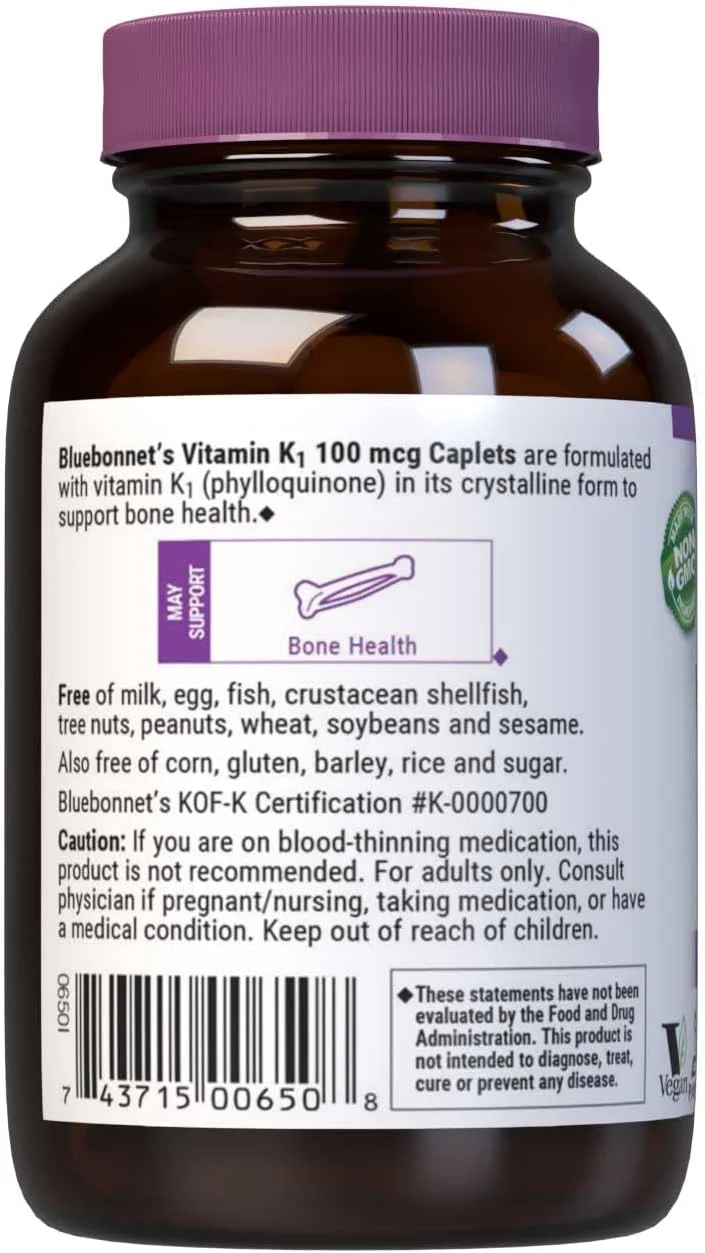 کپسول ویتامین K1 بلوبونت نوتریشن، 100 عدد/272 گرم کپسول ویتامین K1 بلوبونت نوتریشن، 100 عدد/272 گرم
