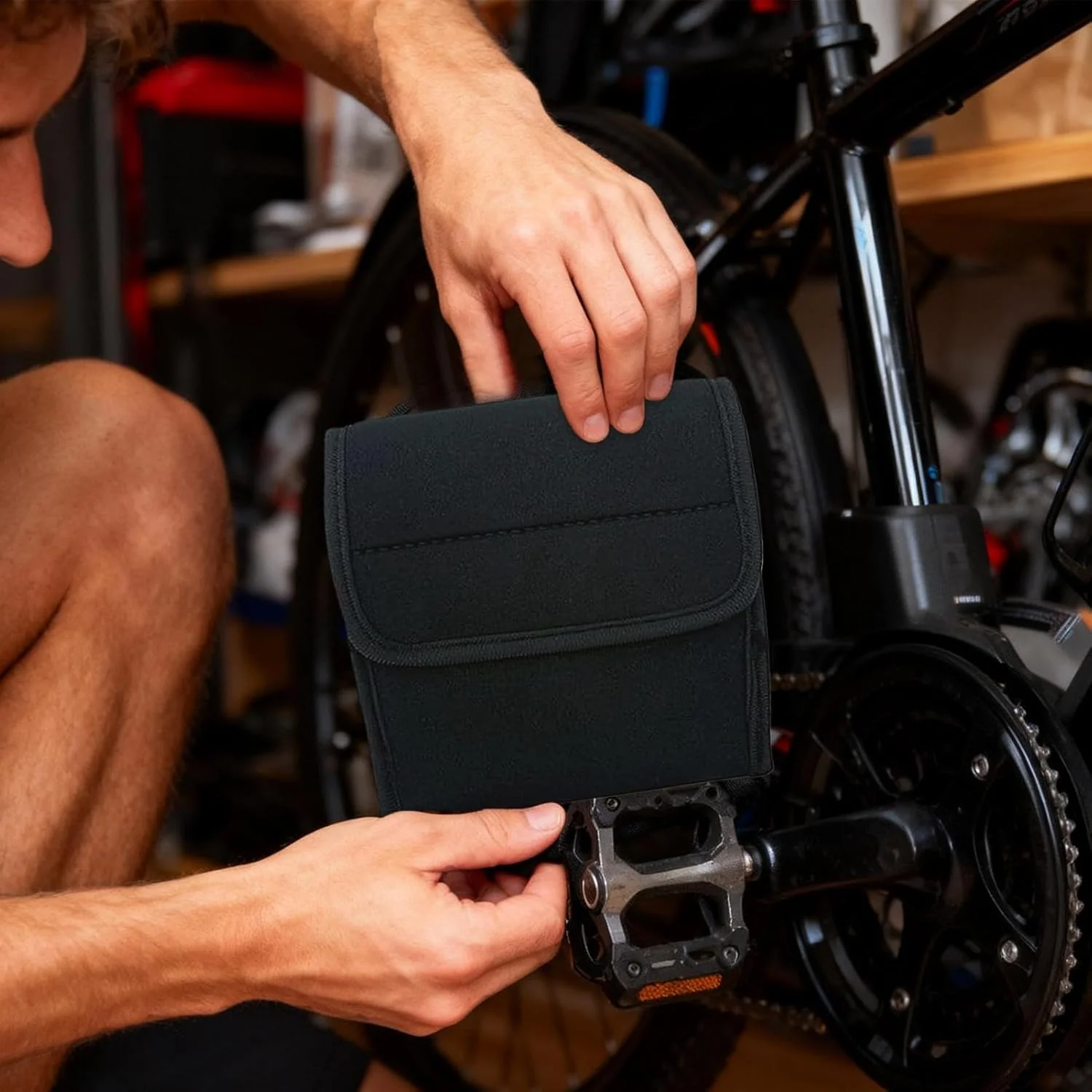 محافظ پدال دوچرخه، لوازم جانبی محافظت کننده و ضد ضربه - روکش پدال برای محافظت از پدال دوچرخه در هنگام نگهداری، حمل و نقل، مسافرت، دوچرخه سواری