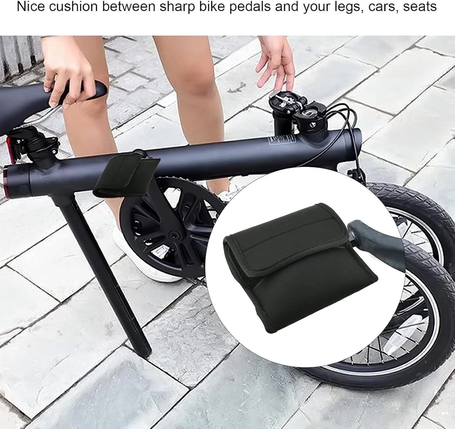 محافظ پدال دوچرخه | لوازم جانبی ضد خش دوچرخه - روکش محافظ پدال دوچرخه، برای نگهداری، حمل و نقل، مسافرت در فضای باز، دوچرخه سواری
