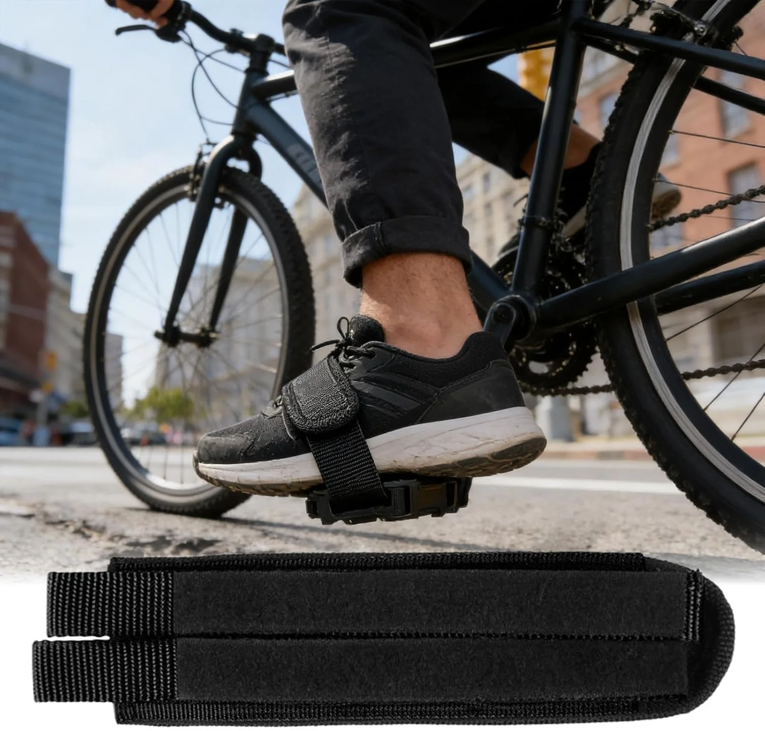 بند رکاب پدال، کمربند ضد لغزش نایلونی | نوار بند رکاب پدال، برای مردان و زنان بزرگسال، مناسب دوچرخه کوهستان، جاده، تاشو، تمرینات ورزشی در فضای باز، باشگاه، خانه و سفرهای طولانی