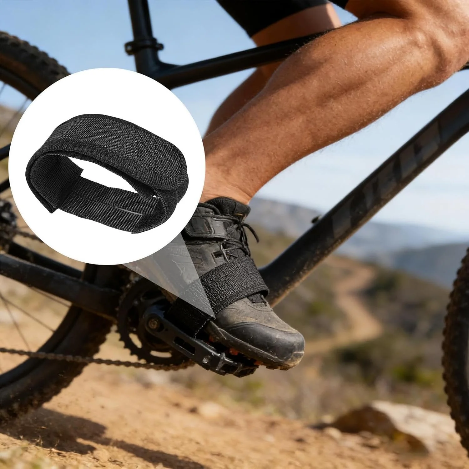 بند رکاب پدال، کمربند ضد لغزش نایلونی | نوار بند رکاب پدال، برای مردان و زنان بزرگسال، مناسب دوچرخه کوهستان، جاده، تاشو، تمرینات ورزشی در فضای باز، باشگاه، خانه و سفرهای طولانی