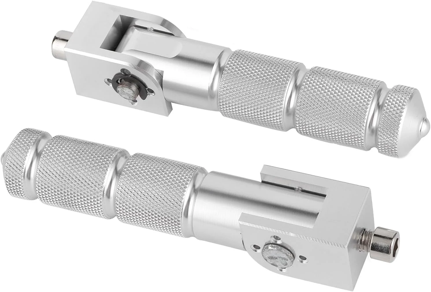 پدال های آلومینیومی لوازم جانبی موتور سیکلت Morelian برای موتور سیکلت برقی فرآیند CNC میله پشتیبانی تاشو 90 درجه، سبک و قوی، با ظاهری زیبا، عمومی برای