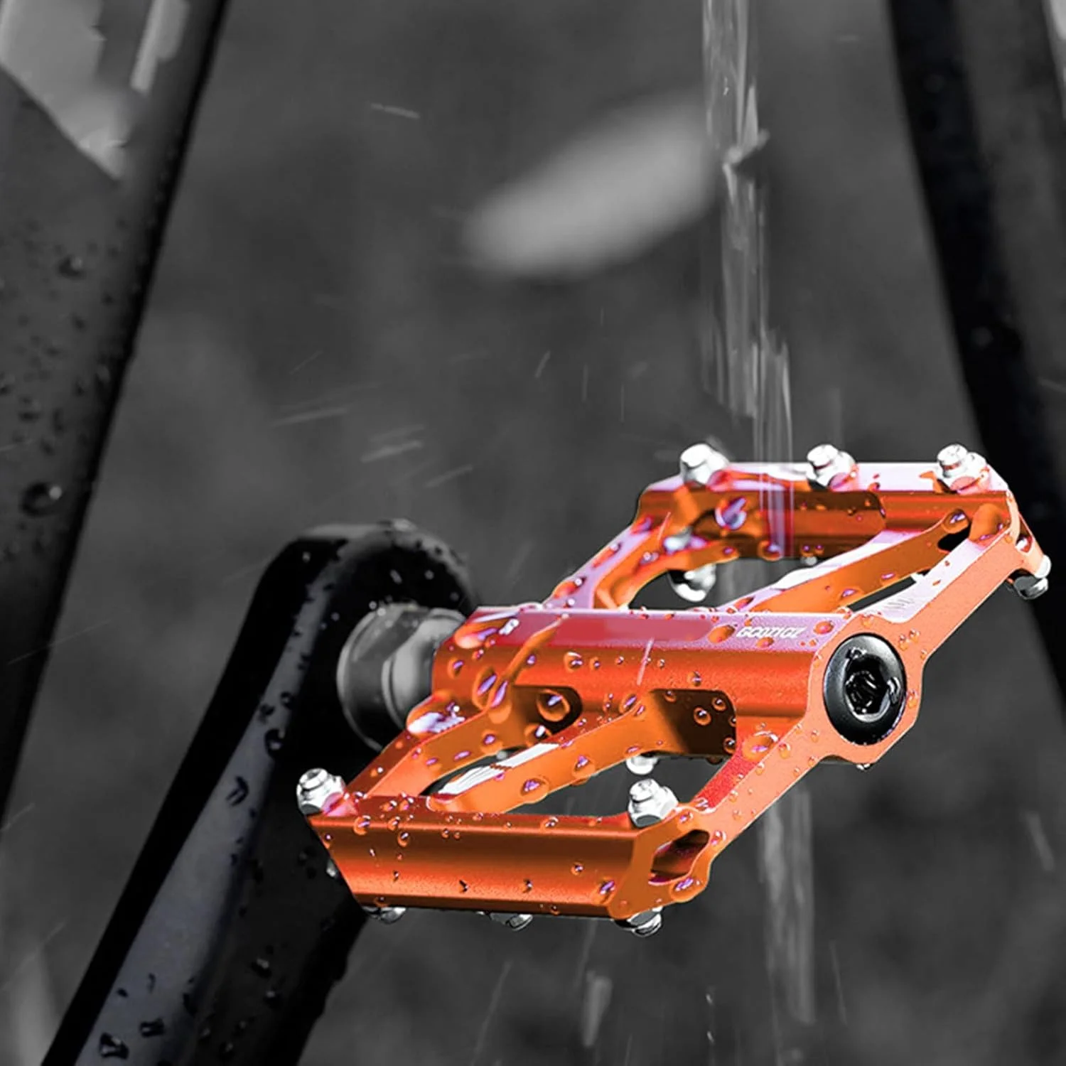 پدال های دوچرخه کوهستان Jiawu، سبک وزن، سه بلبرینگ، پین های ضد لغزش برای دوچرخه های جاده، ساختار آلیاژ آلومینیوم، مناسب برای کوهستان و جاده پدال های دوچرخه کوهستان Jiawu، سبک وزن، سه بلبرینگ، پین های ضد لغزش برای دوچرخه های جاده، ساختار آلیاژ آلومینیوم، مناسب برای کوهستان و جاده