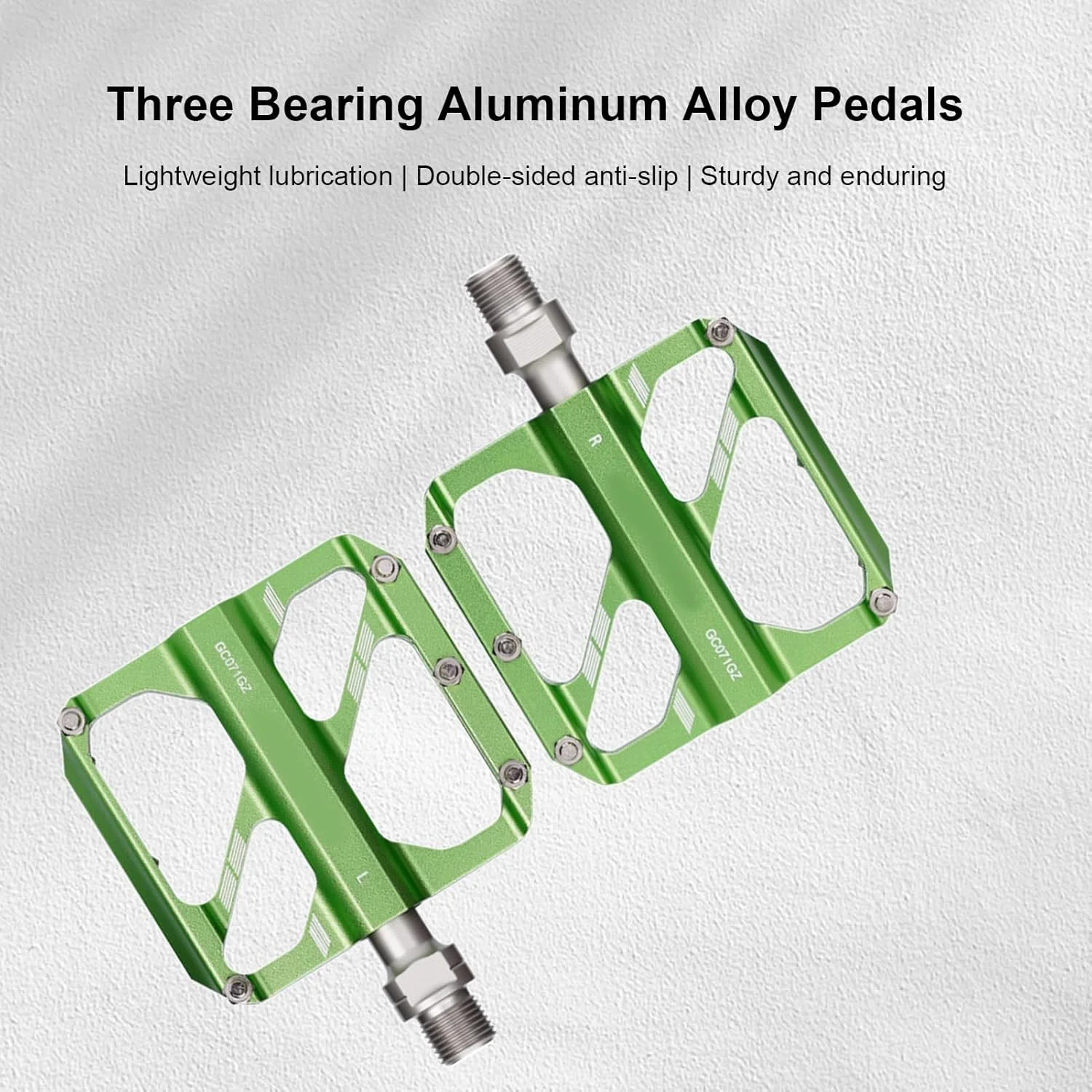 پدال دوچرخه کوهستان Jiawu، سبک وزن، سه بلبرینگ، پین های ضد لغزش برای دوچرخه های جاده ای، ساختار آلیاژ آلومینیوم، مناسب برای کوهستان و جاده پدال دوچرخه کوهستان Jiawu، سبک وزن، سه بلبرینگ، پین های ضد لغزش برای دوچرخه های جاده ای، ساختار آلیاژ آلومینیوم، مناسب برای کوهستان و جاده