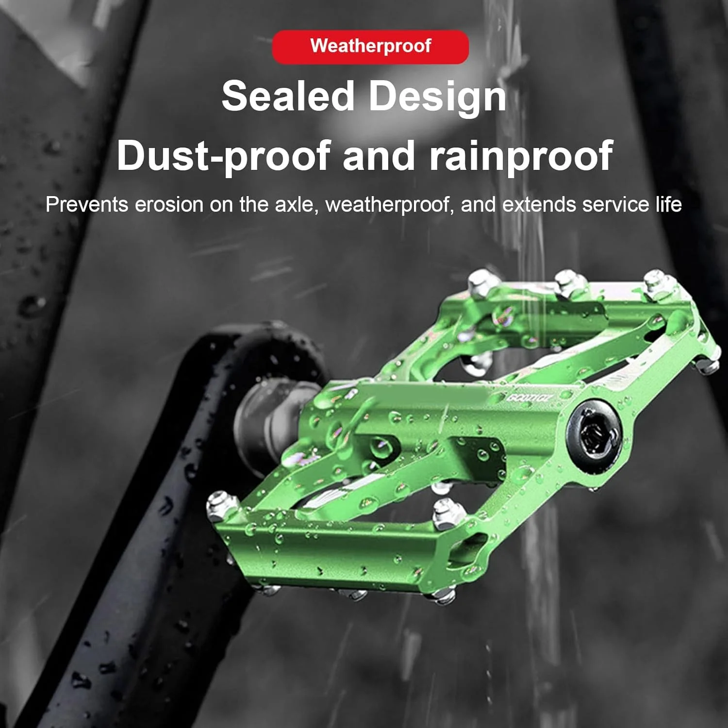 پدال دوچرخه کوهستان Jiawu، سبک وزن، سه بلبرینگ، پین های ضد لغزش برای دوچرخه های جاده ای، ساختار آلیاژ آلومینیوم، مناسب برای کوهستان و جاده پدال دوچرخه کوهستان Jiawu، سبک وزن، سه بلبرینگ، پین های ضد لغزش برای دوچرخه های جاده ای، ساختار آلیاژ آلومینیوم، مناسب برای کوهستان و جاده