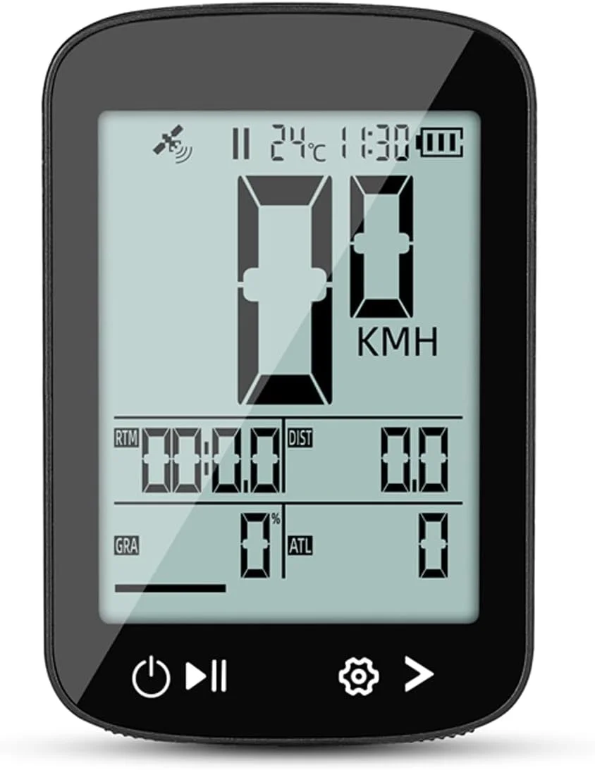 کامپیوتر دوچرخه 2.2/2.4 اینچی بی سیم، کیلومتر شمار ضد آب چند منظوره مناسب برای دوچرخه های کوهستانی، دوچرخه های جاده ای