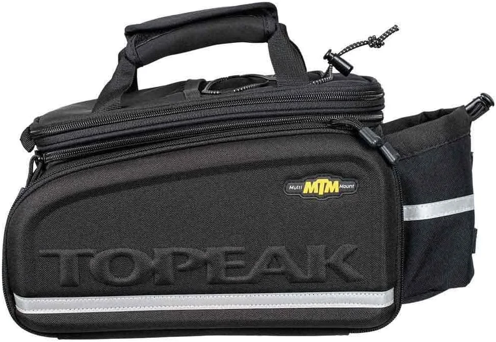 کیف باربند دوچرخه Topeak MTM Multi Mount TrunkBag DXP، ضد آب با قسمت های جانبی تاشو برای اتصال به KLICKfix/Racktime Snapit یا MIK Adapter، مشکی