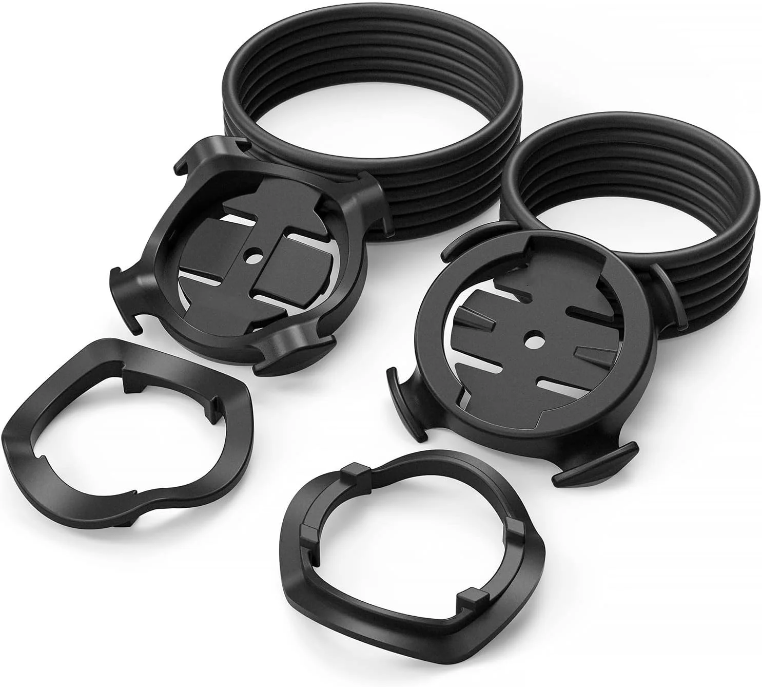 نگهدارنده کامپیوتر دوچرخه SYOSI با قابلیت چرخش یک چهارم، پایه کامپیوتر دوچرخه، پایه کامپیوتر فرمان دوچرخه، لوازم جانبی دوچرخه کوهستانی و جاده ای سازگار با کامپیوتر GPS دوچرخه گارمین، XOSS G، iGPSPORT GPS