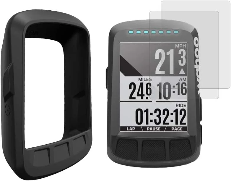 محافظ سیلیکونی Thinvik برای کامپیوتر دوچرخه سواری Wahoo Elemnt Bolt (مناسب Elemnt نیست) به همراه 2 محافظ صفحه نمایش