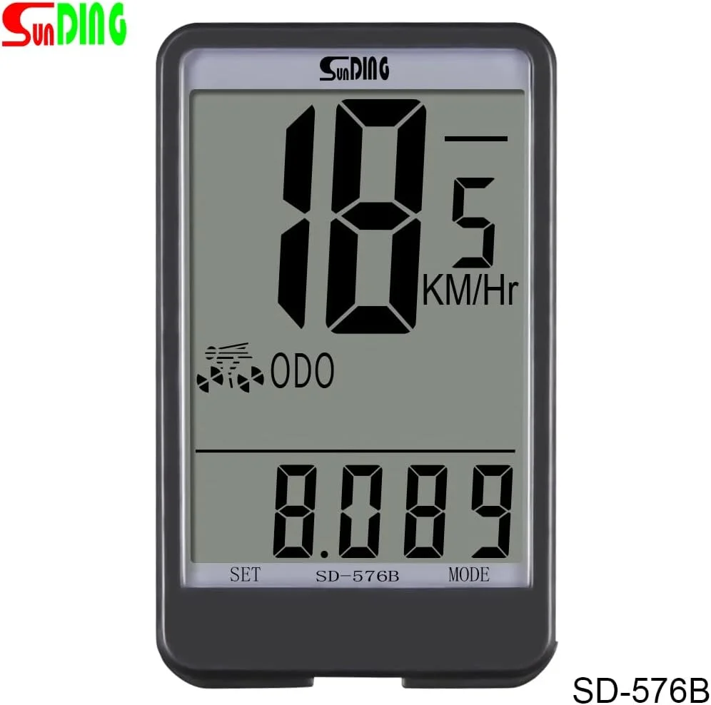 کیلومتر شمار دوچرخه ساندینگ 17 کاره ضد باران، دارای نور پس زمینه، چند منظوره مدل (576-B) کیلومتر شمار دوچرخه ساندینگ 17 کاره ضد باران، دارای نور پس زمینه، چند منظوره مدل (576-B)