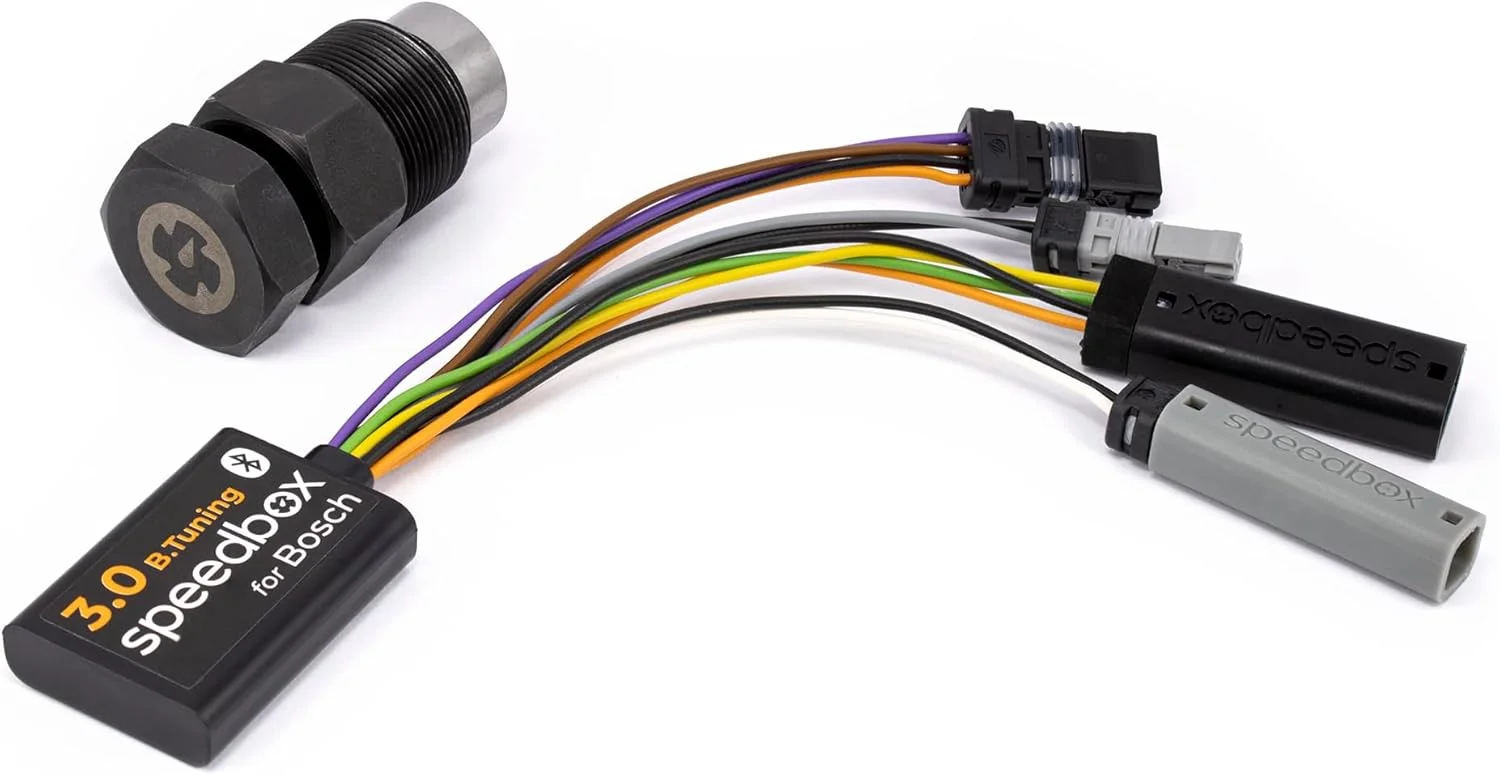 چیپ تیونینگ SpeedBox 3.0 B.Tuning برای موتورهای Bosch به همراه ابزار جداکننده زنجیر، مناسب برای دوچرخه های برقی با موتور Bosch سال 2014-2024