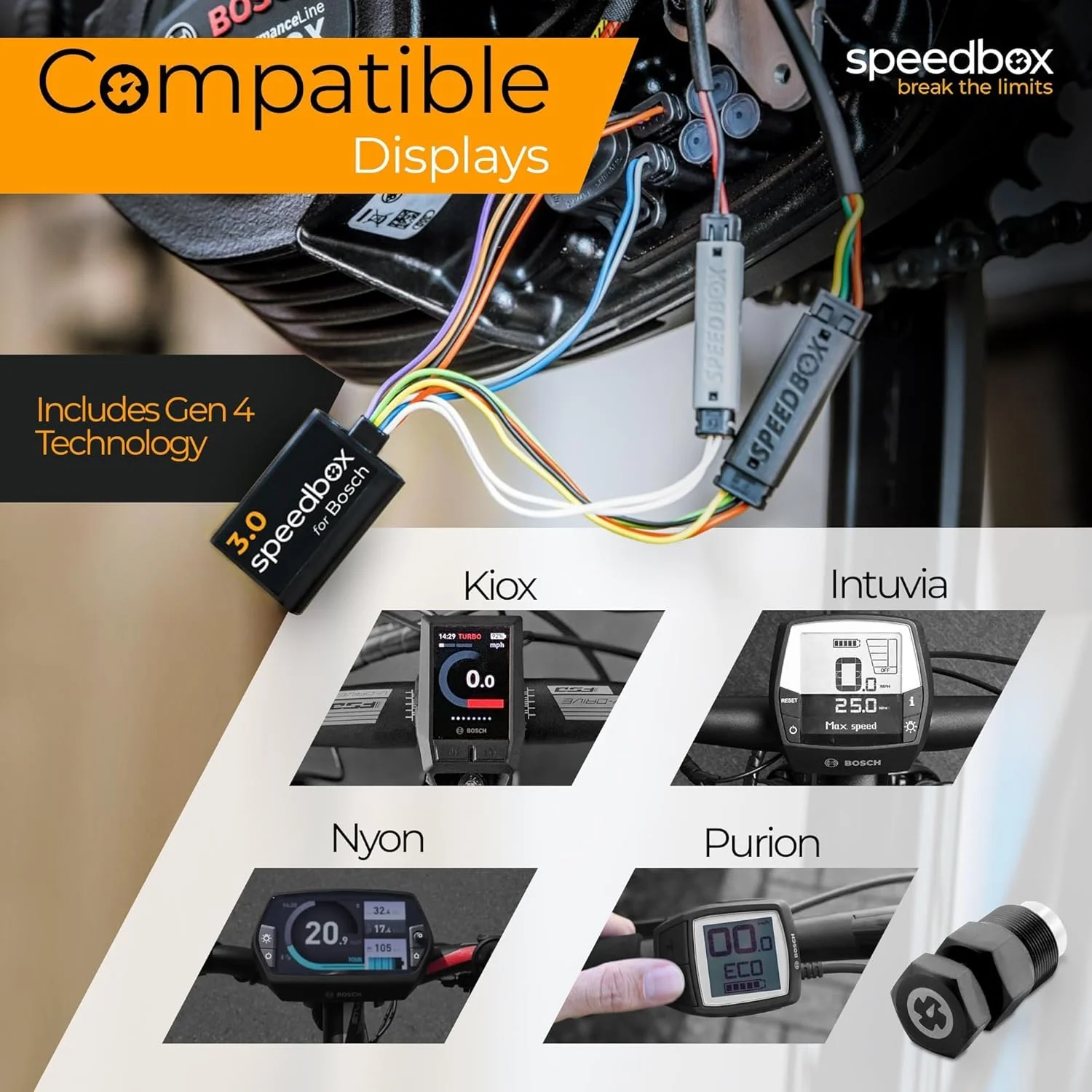کیت تیونینگ اسپیدباکس 3.0 سازگار با موتورهای بوش مدل 2017-2024 به همراه ابزار جداکننده میل لنگ / سرعت نامحدود
