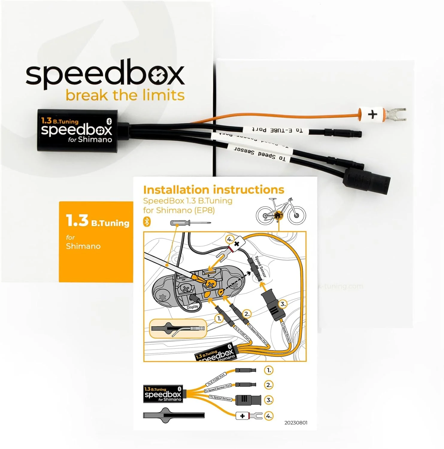 اسپیدباکس B.Tuning (بلوتوث) سازگار با موتورهای Shimano / تراشه تیونینگ دوچرخه برقی