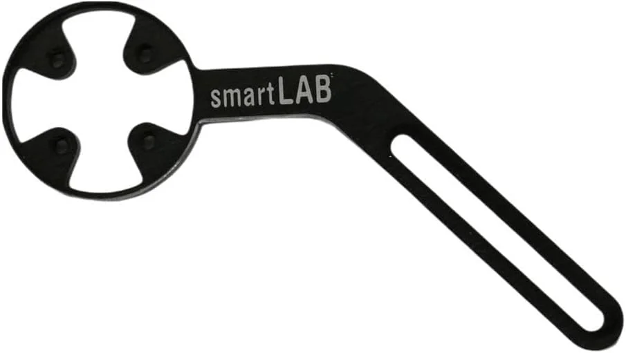 پایه نگهدارنده آلومینیومی بلند smartLAB برای فرمان دوچرخه، برای دید بهینه کامپیوتر دوچرخه شما، سازگار با Garmin Edge، Bryton و بسیاری دیگر