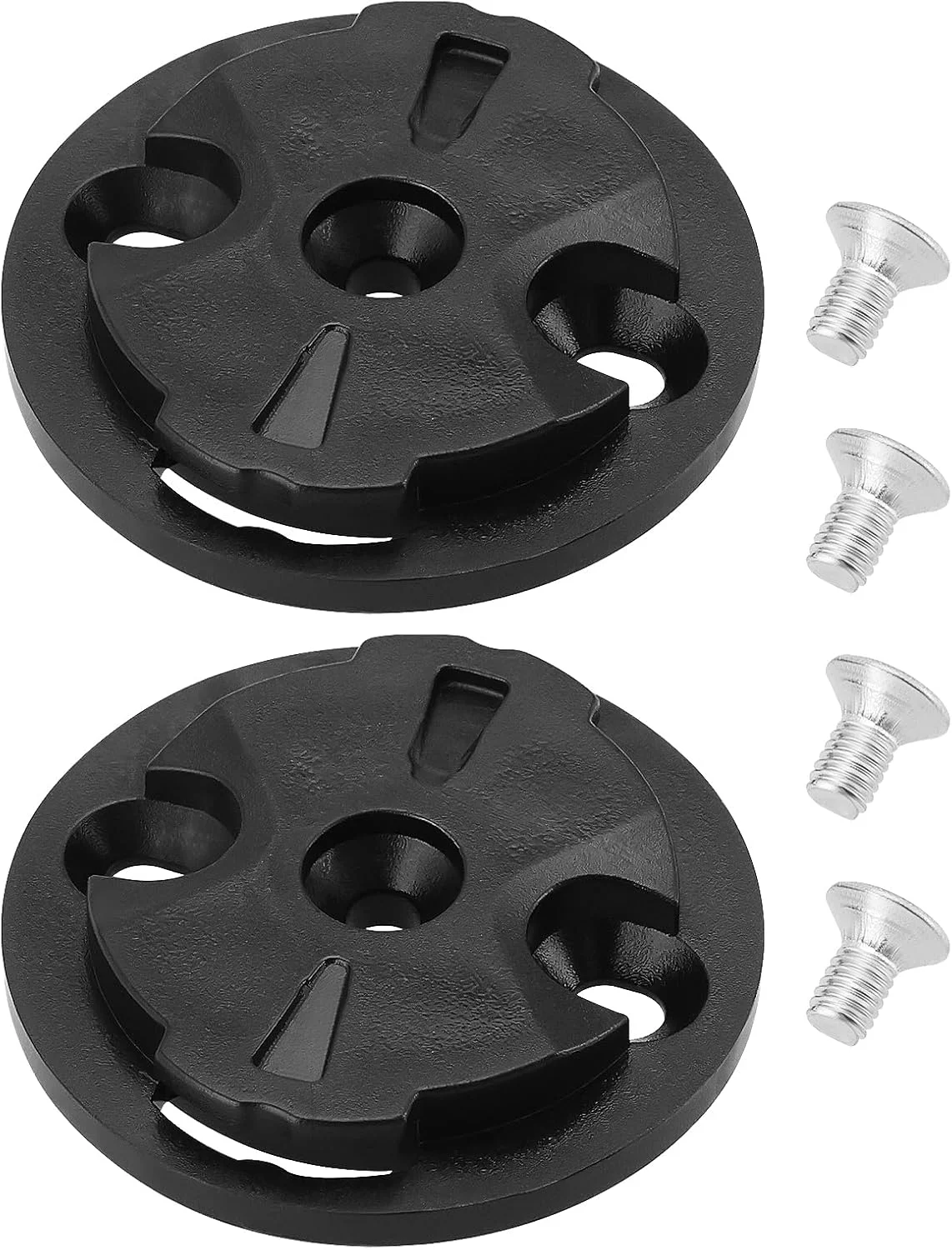 دو عدد پایه نگهدارنده کامپیوتر دوچرخه، پایه ثابت کرنومتر، پایه ثابت نر، صفحه تنظیم، سازگار با GARMIN، ابعاد 32x29x2 میلی متر، مشکی