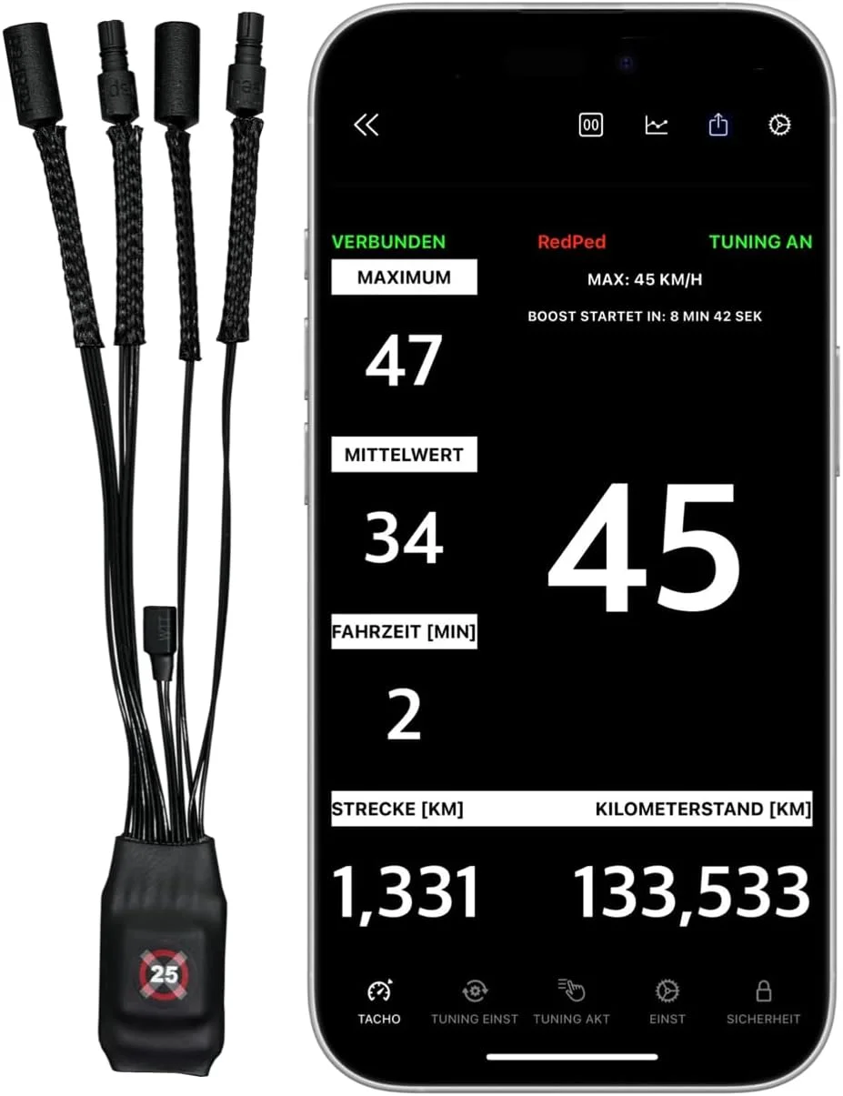 چیپ تیونینگ دوچرخه برقی برای سیستم هوشمند بوش BES3 با اپلیکیشن (فقط مگنت پره)