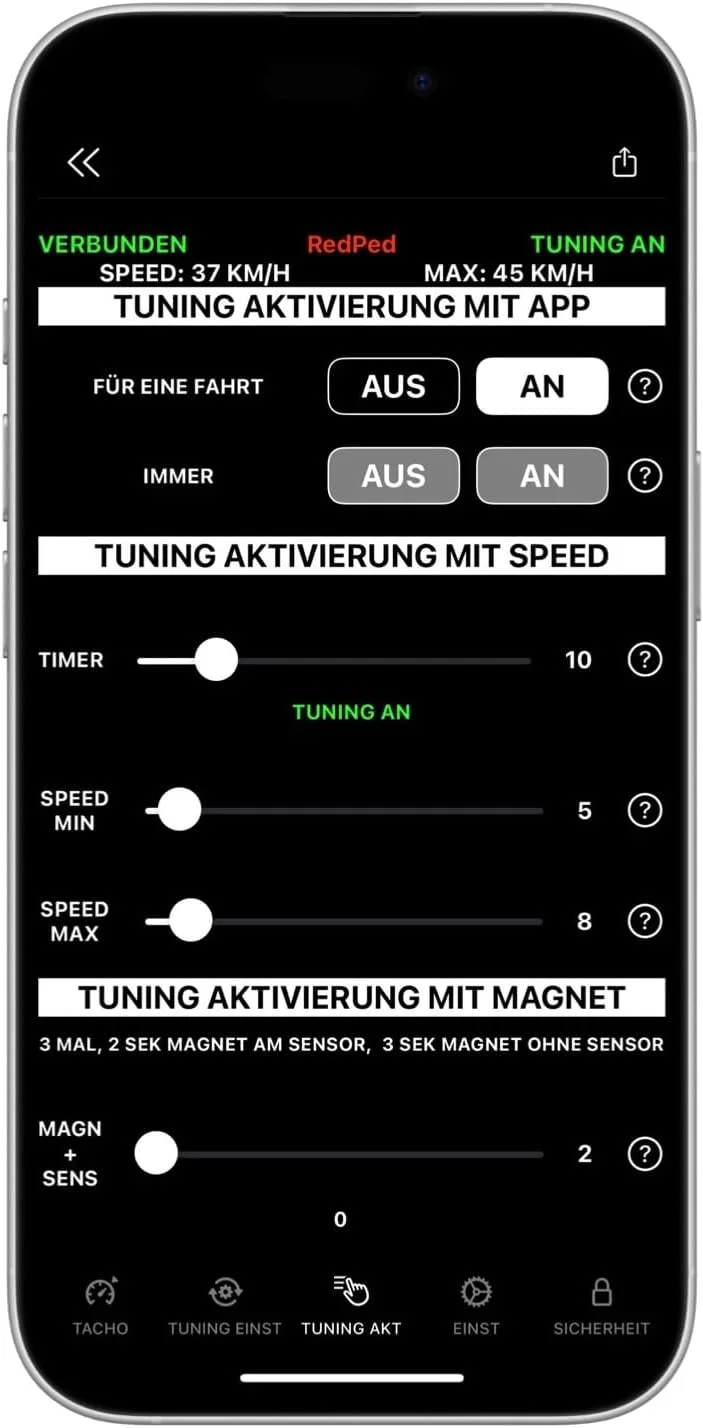 چیپ تیونینگ دوچرخه برقی برای سیستم هوشمند بوش BES3 با اپلیکیشن (فقط مگنت پره)