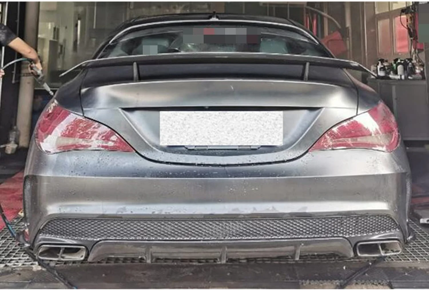 بال عقب صندوق خودرو فیبر کربنی مناسب بنز CLA W117 CLA180 CLA200 2013+ بال عقب صندوق خودرو فیبر کربنی مناسب بنز CLA W117 CLA180 CLA200 2013+