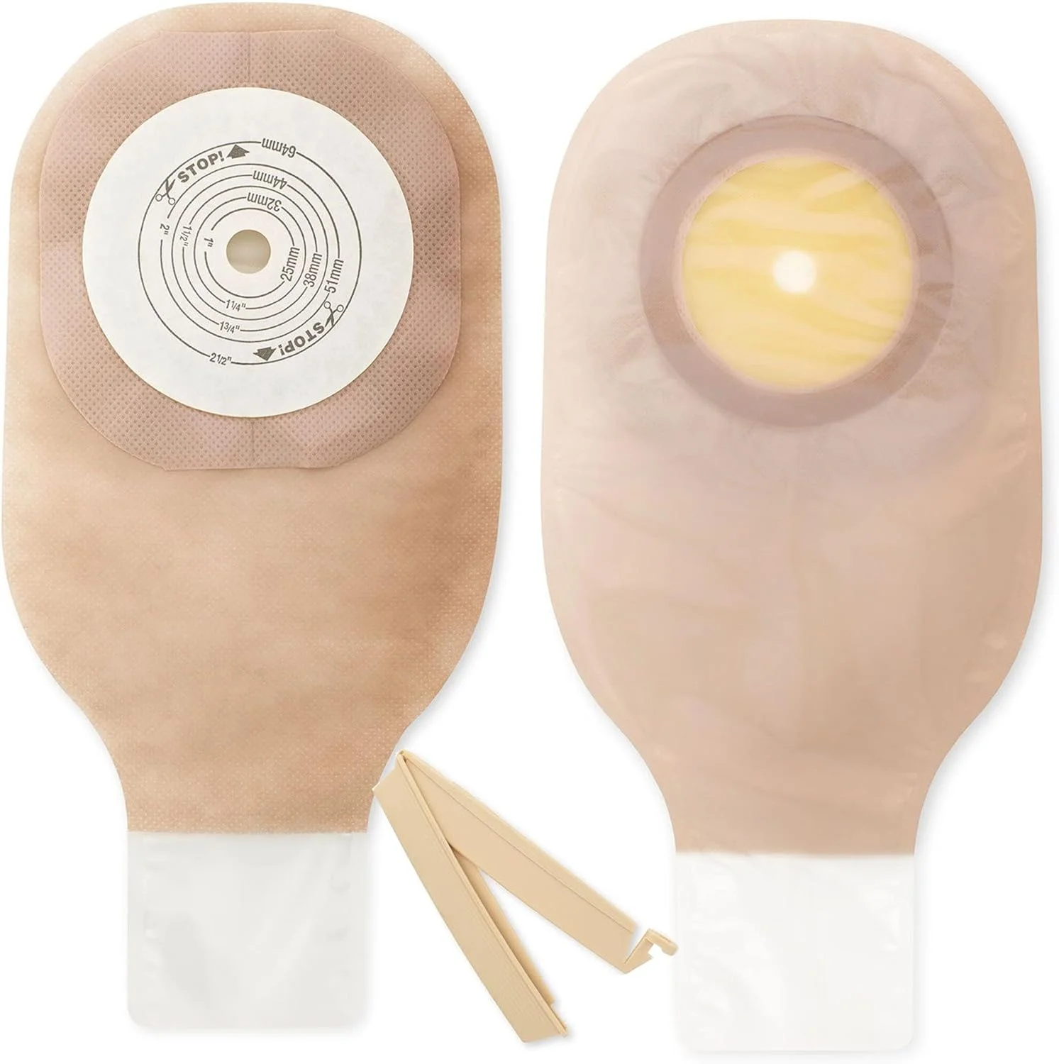 BX/10 Premier FLEXWEAR Ultra Clear با بست CLAMP، دهانه استومی تا 2-1/2 اینچ قابل تنظیم