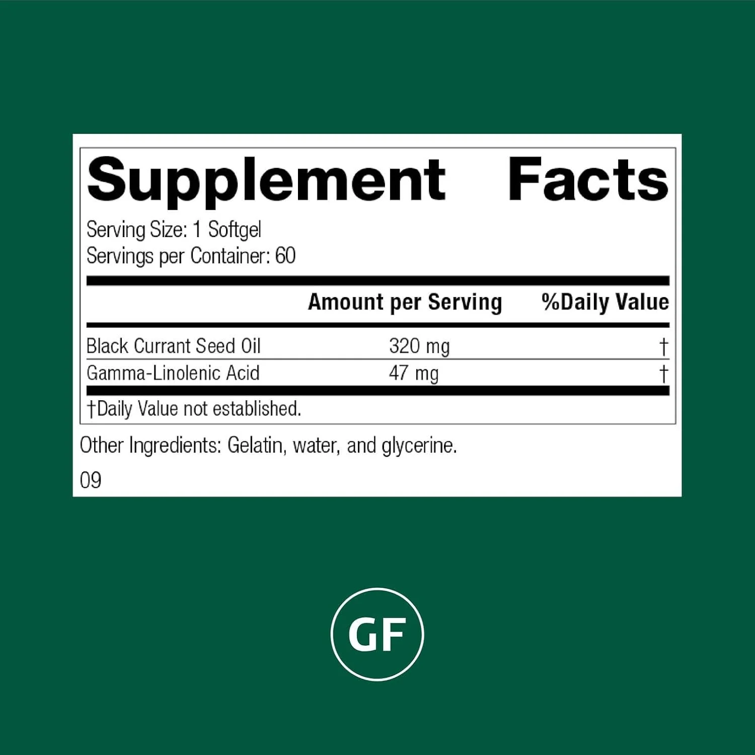 روغن دانه انگور فرنگی سیاه Standard Process Inc. - 60 عدد