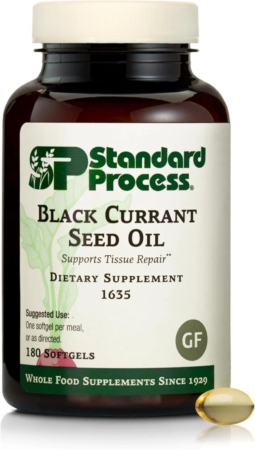 روغن دانه انگور فرنگی سیاه - پشتیبانی از سیستم ایمنی، پشتیبانی از جریان خون و پشتیبانی از ترمیم بافت با ترکیب غذایی کامل از روغن دانه انگور فرنگی سیاه و گاما-لینولئیک اسید - 180 سافت ژل