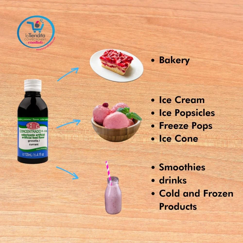 طعم دهنده مصنوعی خوراکی دیمن، کنسانتره انگور فرنگی E-15 (120 میلی لیتر)