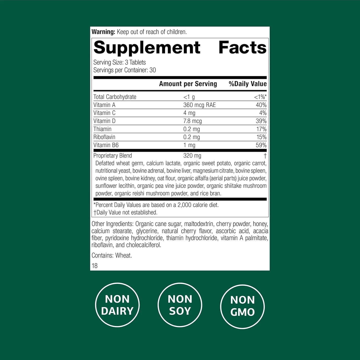 قرص جویدنی کاتالین استاندارد پروسس - پشتیبانی اساسی برای سلامتی عمومی با ویتامین D، ویتامین C، ویتامین A، تیامین، ریبوفلاوین، ویتامین B6، منیزیم سیترات و موارد دیگر - 90 قرص