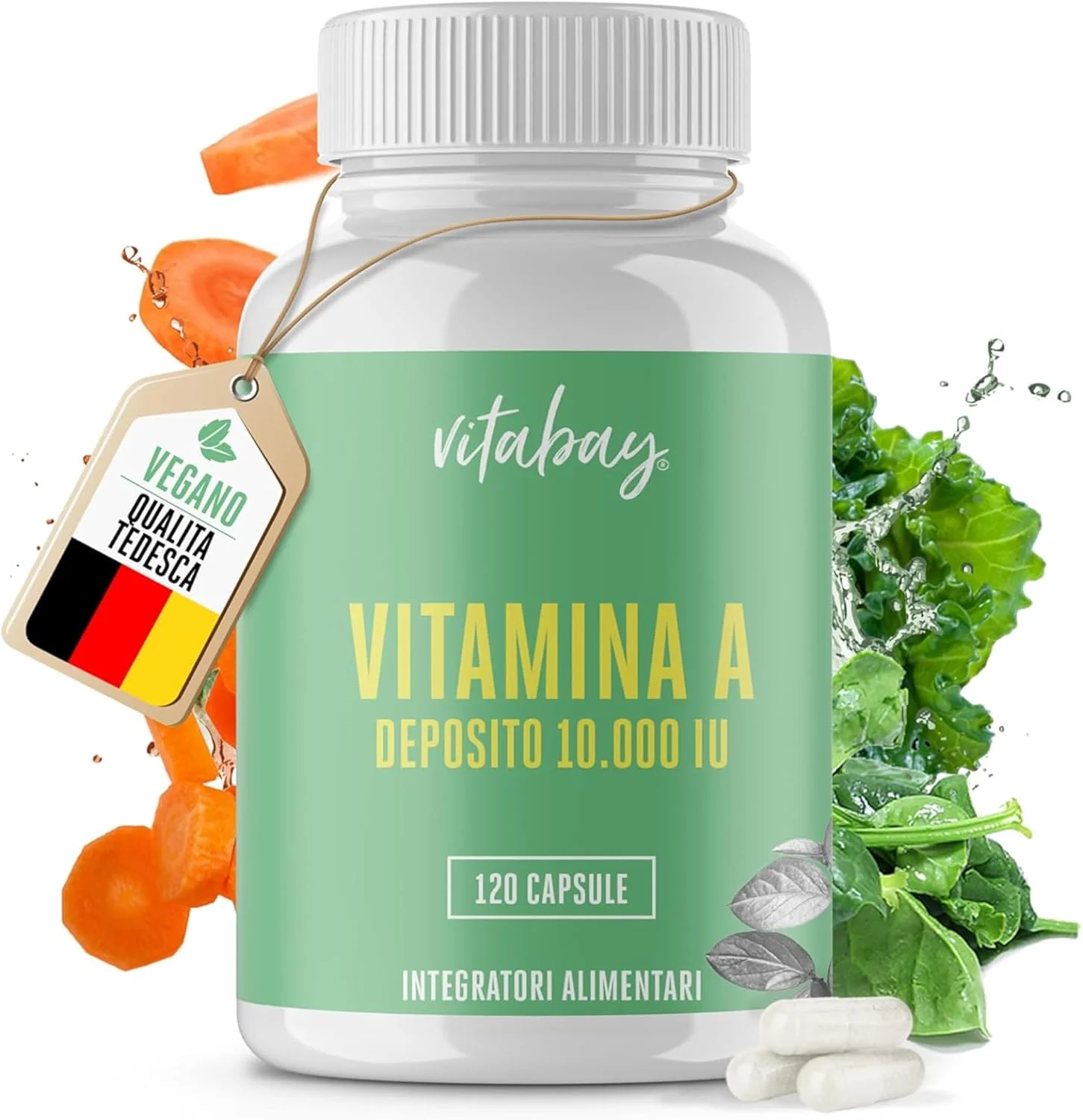 Vitamin A Depot 10,000 IU - 120 Vegan Capsules
