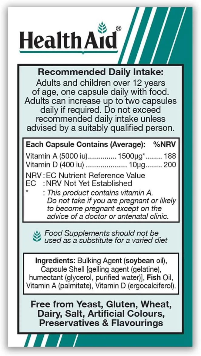 Vit A & D Complex 60 Capsules