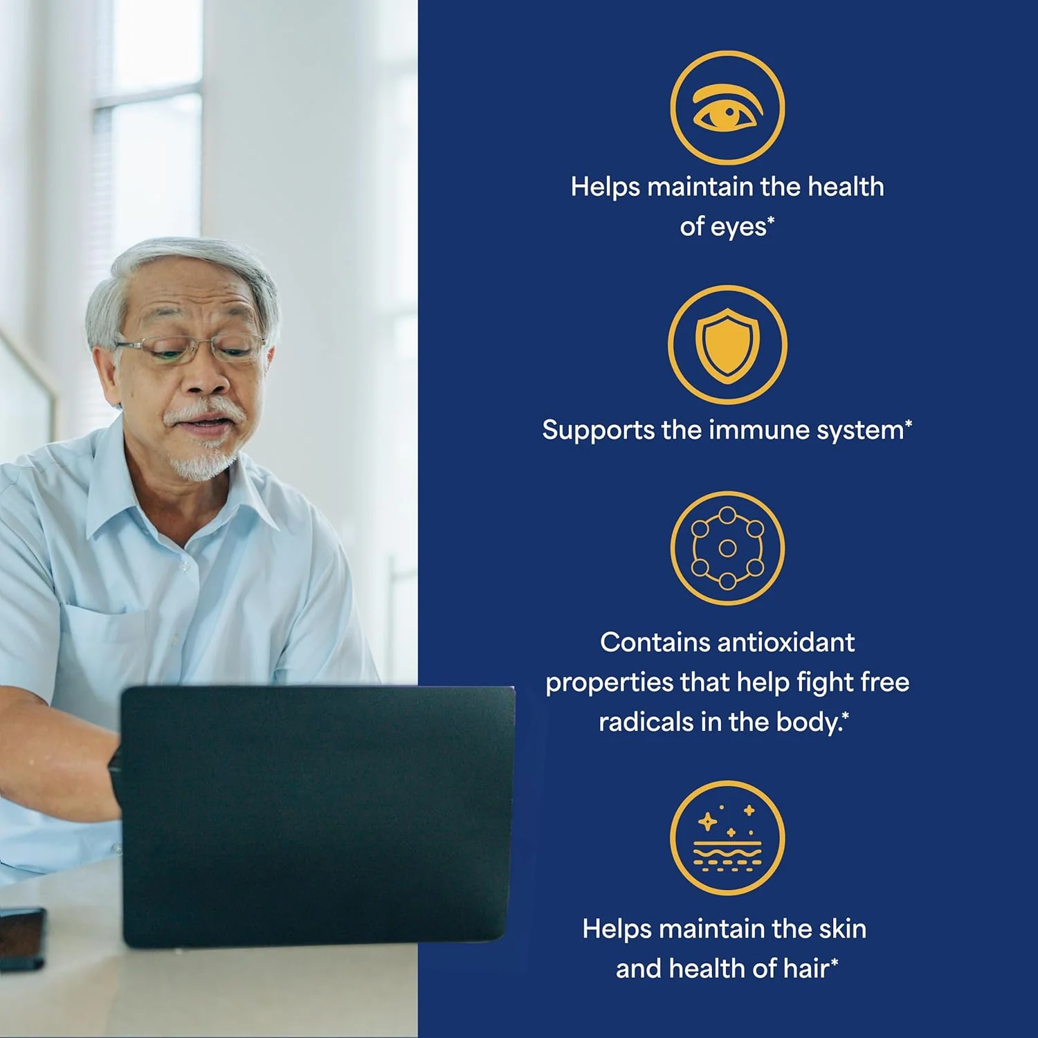 بتا کاروتن پروویتامین آ 7500 میکروگرم (25000 واحد بین المللی) Puritan's Pride، مکمل ویتامین برای سیستم ایمنی، آنتی اکسیدان و پشتیبانی از سلامت چشم، 100 سافت ژل با رهش سریع برای 100 روز