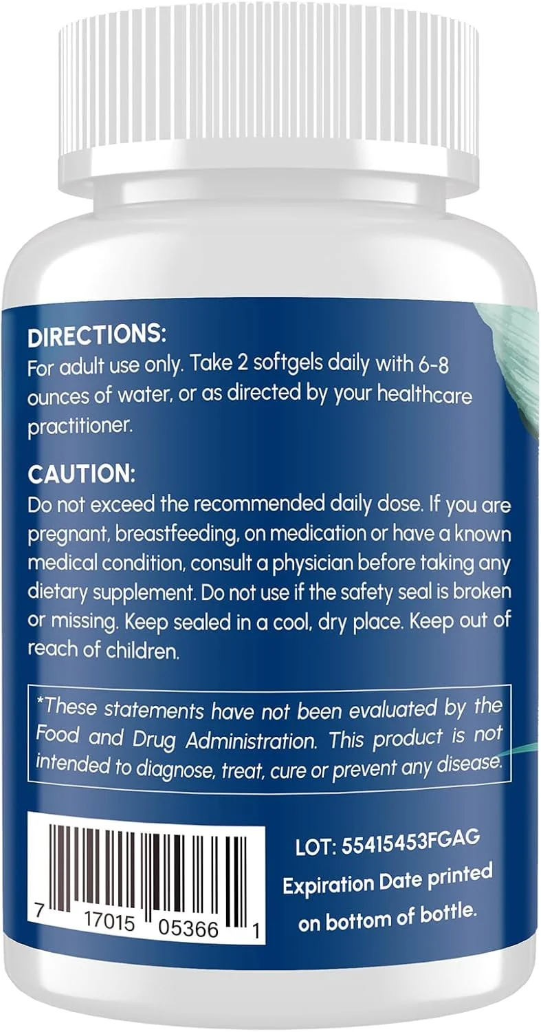 یورولیتین آ 2000 میلی گرم، بدون گلوتن، 120 سافت ژل (تامین 2 ماهه)